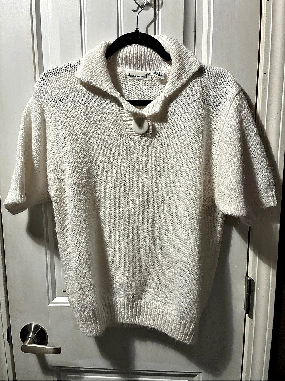 jason maxwell Cream Cowl Neck Sweater Like New